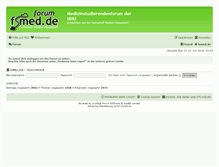 Tablet Screenshot of forum.fsmed.de